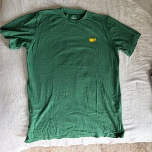 Masters Green Tee with Yellow Logo